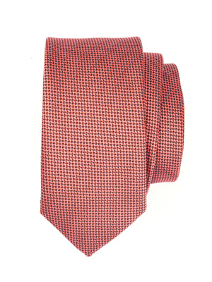 Структурирана вратовръзка в цвят сьомга - 10146 - 25.00 лв.
