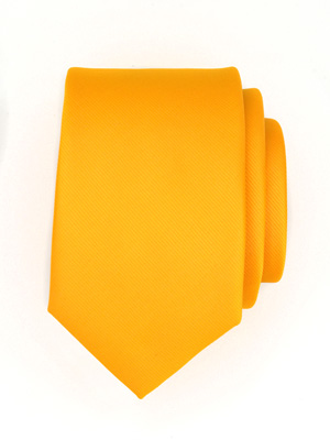 Изчистена вратовръзка в ярко жълто - 10153 - 25.00 лв.
