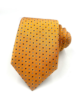 Елегантна златиста вратовръзка на фигури - 10161 - 25.00 лв.