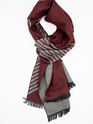  elegant men's winter scarf  stripes  - 10362 - € 15.70
