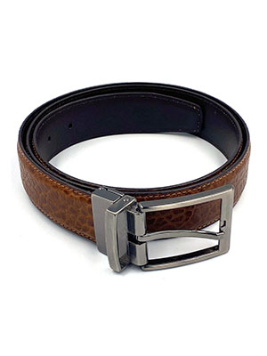  spectacular leather belt in brown  - 10409 - € 24.70