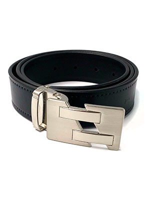  belt in black with impressive tile  - 10439 - € 13.50