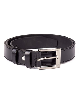  plain belt in black with buckle  - 10441 - € 13.50
