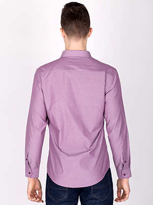  shirt in purple with fine stripes  - 21429 € 27.00 img3