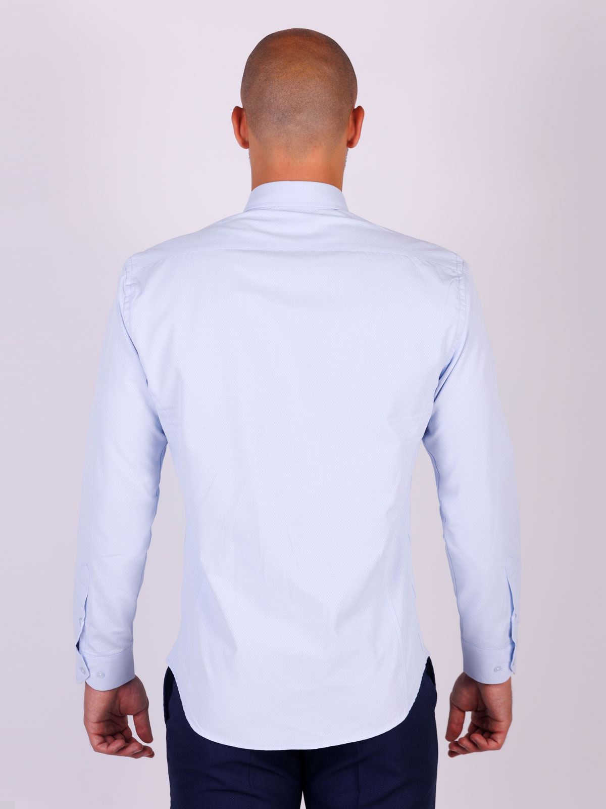  light blue shirt with small rhomboids  - 21436 € 37.10 img2