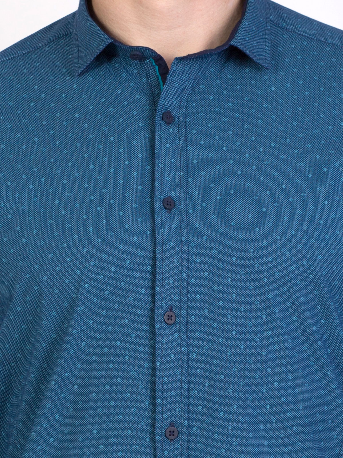  shirt in oil blue figures  - 21439 € 37.10 img3