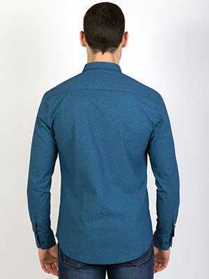  shirt in oil blue figures  - 21439 € 37.10 img4
