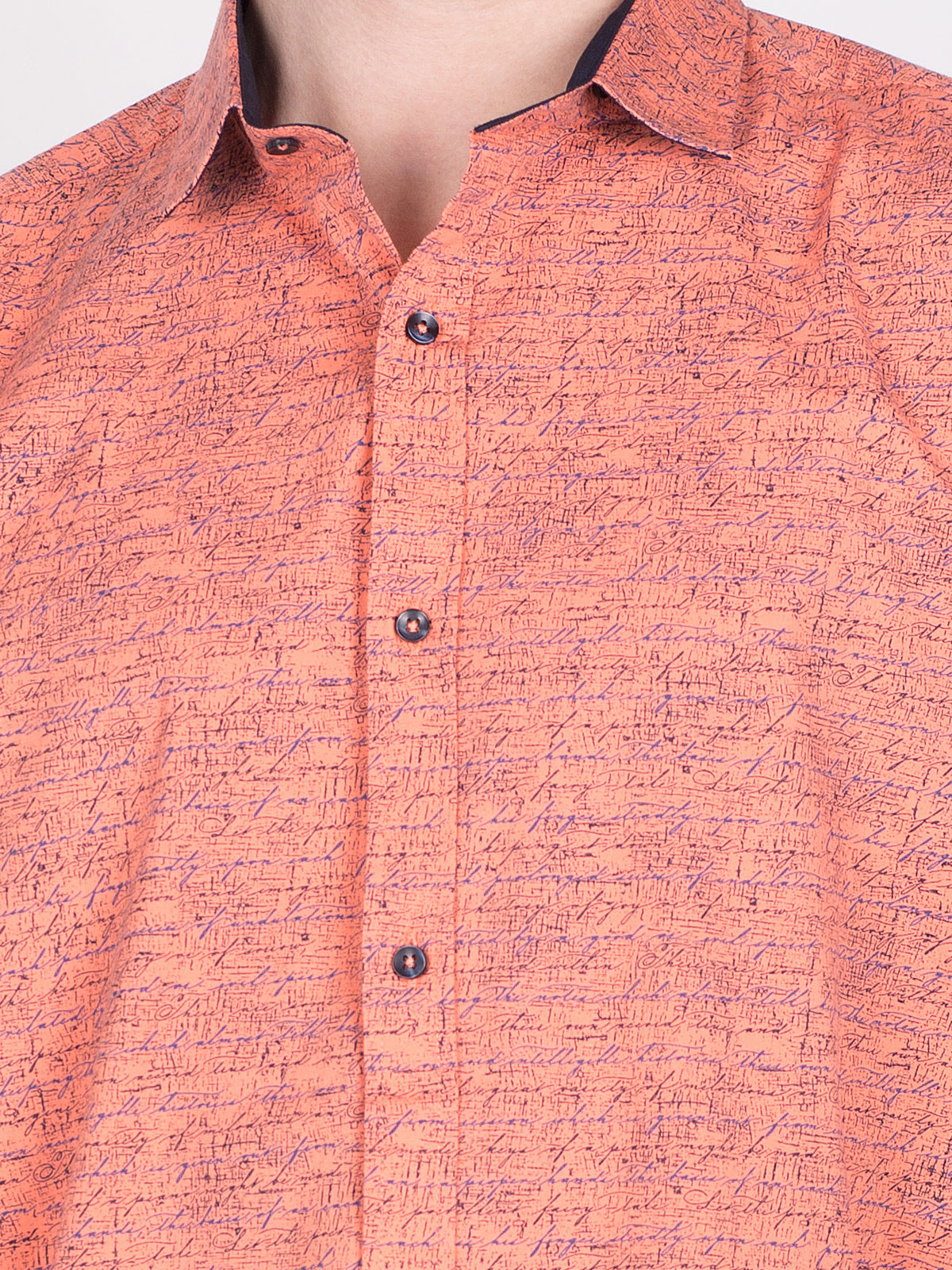  shirt in orange with spectacular print  - 21466 € 34.90 img3