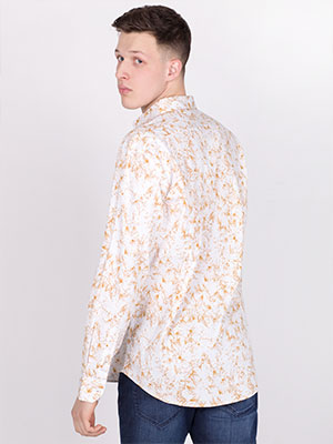  white shirt with yellowgreen flowers  - 21468 € 27.00 img2