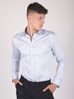 item: classic shirt in sky blue  - 21471 - € 48.40