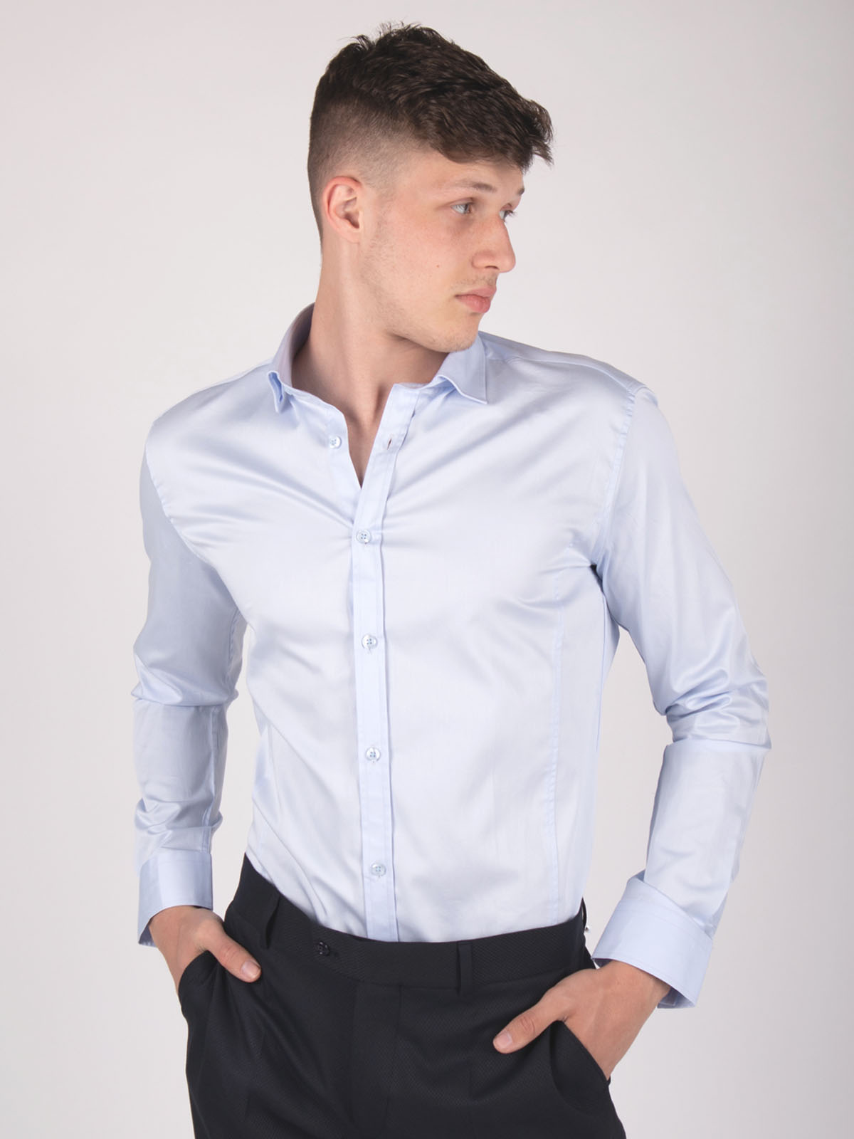  classic shirt in sky blue  - 21471 € 48.40 img1