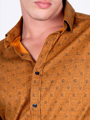  mustard shirt with blue shapes  - 21475 € 34.90 img4
