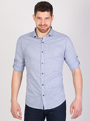 item:light blue plaid shirt - 21489 - € 29.70
