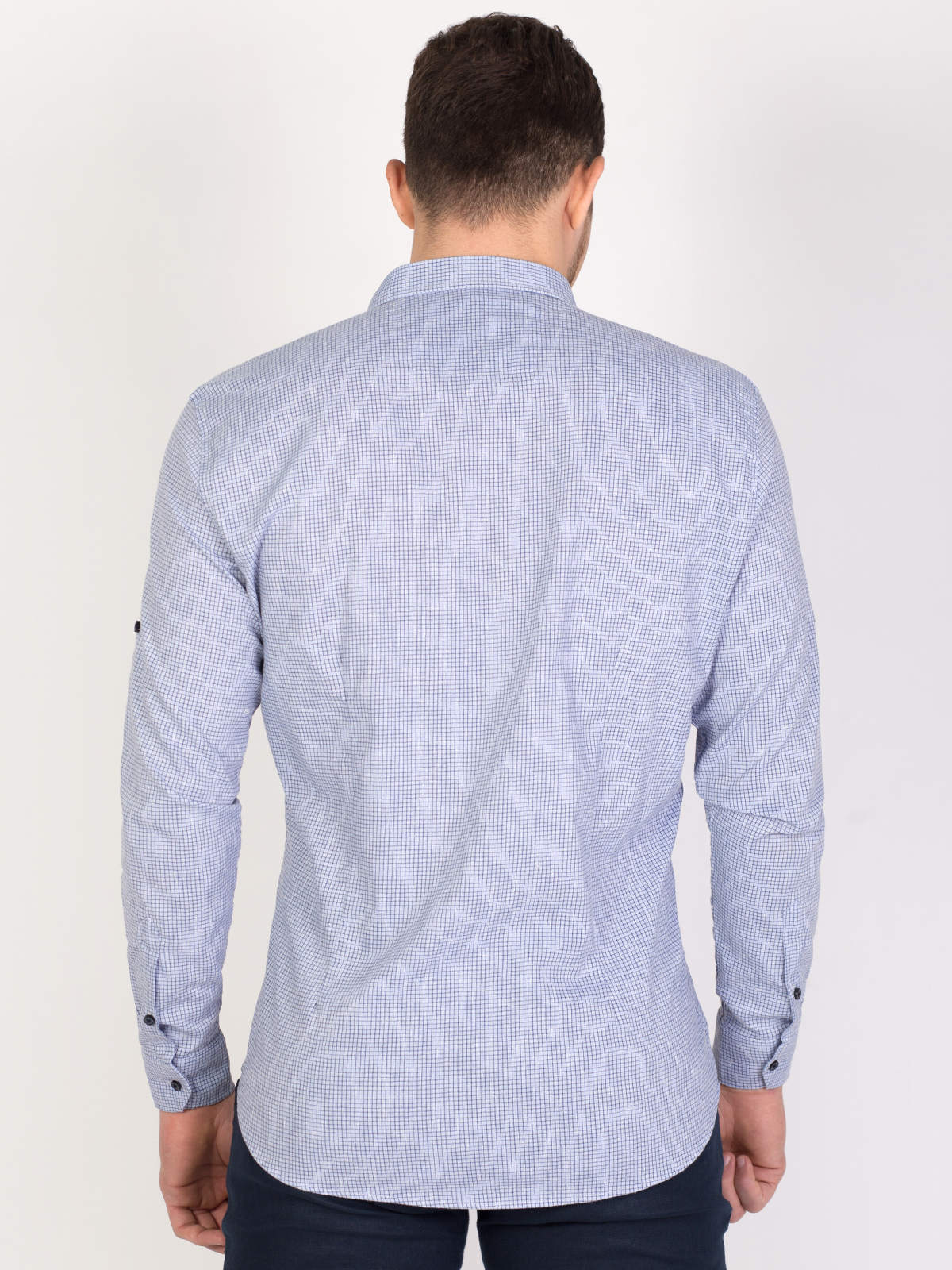  light blue plaid shirt  - 21489 € 32.60 img4
