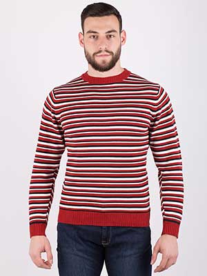  striped sweater in three colors  - 35076 - € 8.40