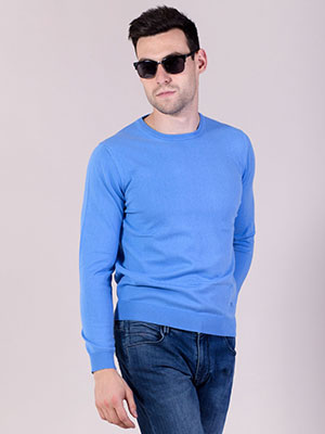  cotton sweater in navy blue  - 35272 - € 27.00