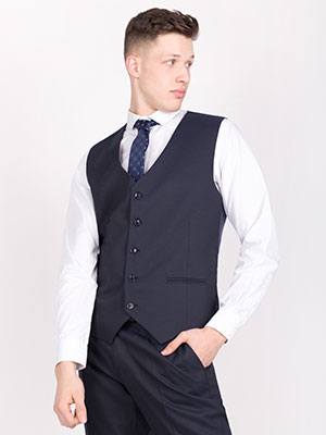  classic navy blue small cell vest  - 44053 - € 24.70