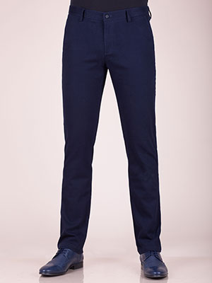 Тъмно син спортно елегантен панталон - 60248 - 55.00 лв.