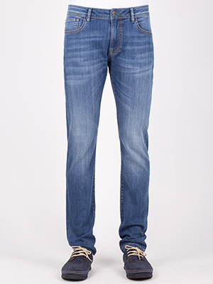  jeans in medium blue with trit effect  - 62133 - € 38.80