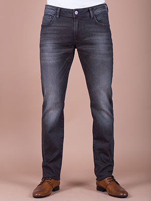 Ripstop jeans in dark brown - 62141 - € 30.90