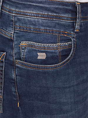 mid blue jeans with trit effect - 62156 € 78.20 img2