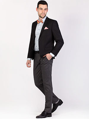  elegant trousers in dark gray  - 63220 - € 30.90