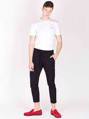  pants black with colored edging and tie - 63243 - € 21.90