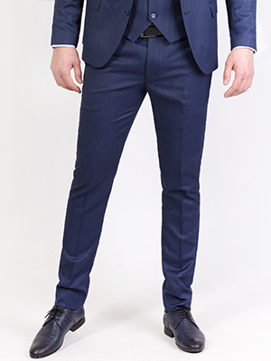 item: pants in blue with embossed dots  - 63306 - € 55.10