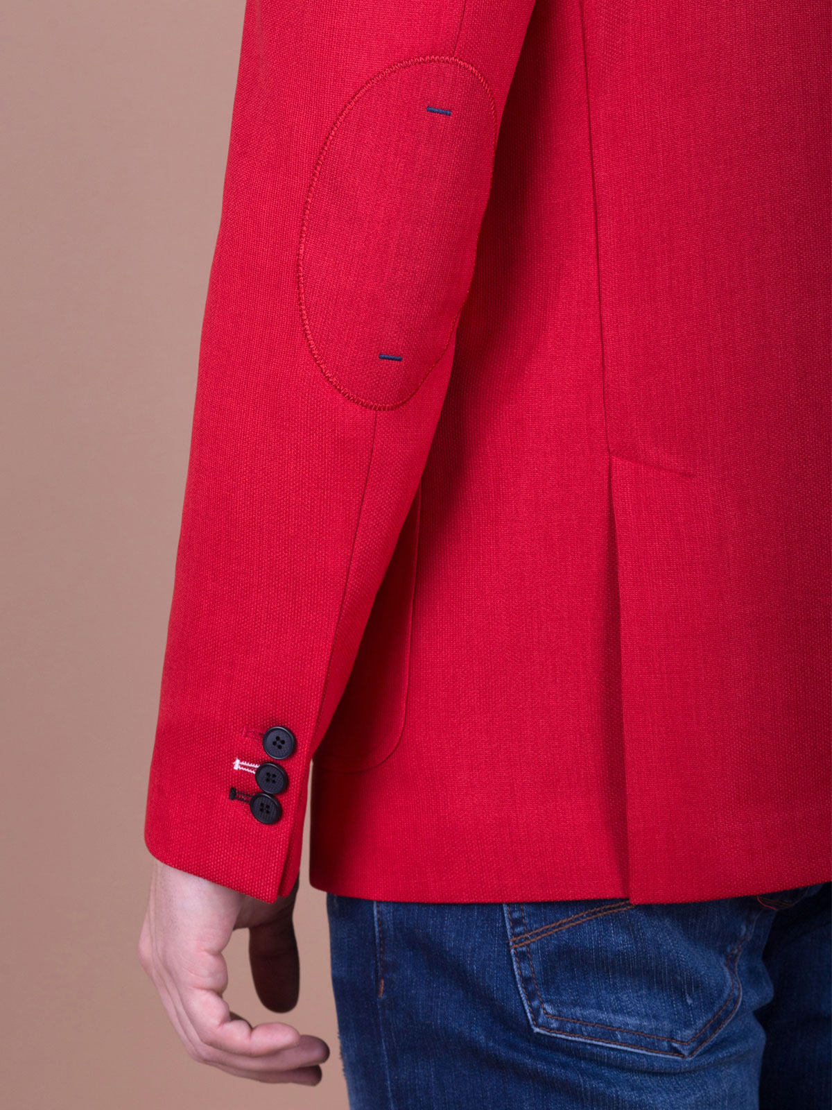  jacket in red with linen and cotton  - 64076 € 66.90 img4