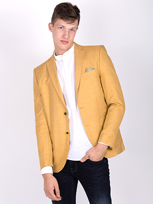  yellow linen and cotton jacket  - 64092 € 66.90 img2