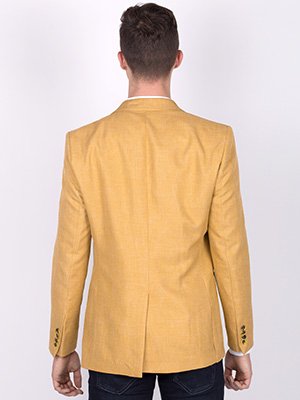  yellow linen and cotton jacket  - 64092 € 66.90 img4