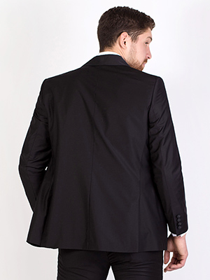 black elegant jacket with satin collar  - 64109 € 111.90 img4
