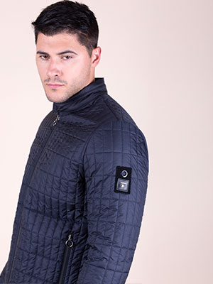  short men's jacket in navy blue  - 65085 - € 44.40