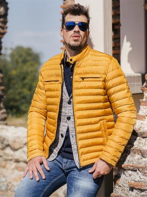  men's jacket mustard  - 65098 - € 88.90