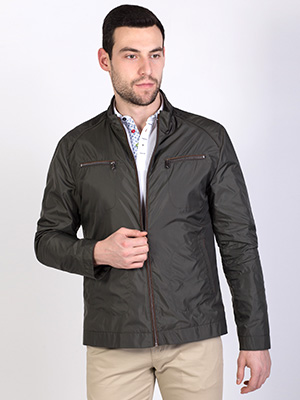  thin fleece jacket in dark green  - 66029 - € 72.50