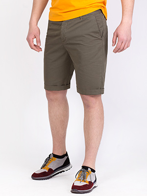  khaki cotton shorts  - 67072 - € 38.20