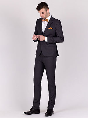  elegant men's suit in dark blue  - 68014 - € 140.00