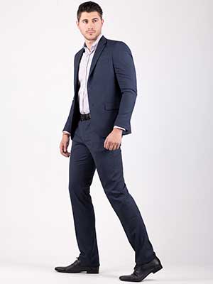  dark blue men's suit  - 68025 - € 142.30