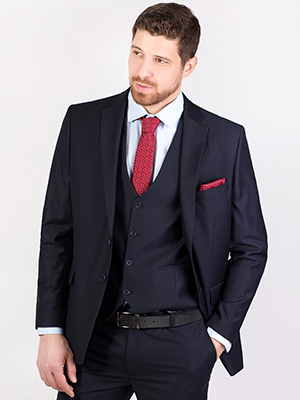  dark blue elegant threepiece suit  - 68052 € 185.60 img2