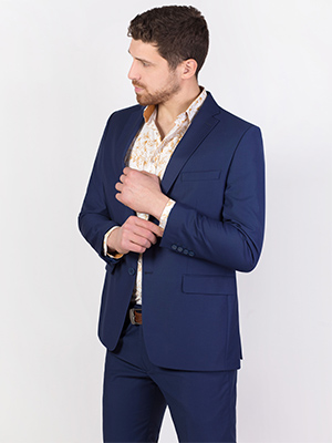  classic suit in blue denim for three ho - 68053 € 185.60 img3