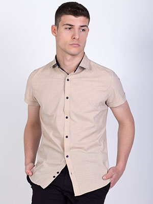 Мъжки ризи с къс ръкав-80202