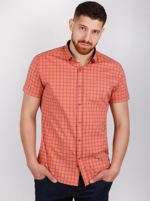Мъжки ризи с къс ръкав-80218