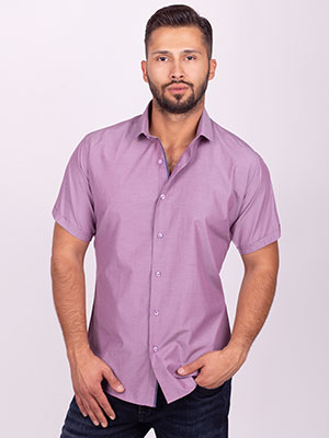 item:риза в цвят марсала на ситно райе - 80226 - 42.00 лв.