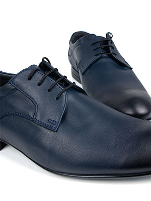 item: κομψά δερμάτινα παπούτσια με κορδόνια  - 81071 - 77.60