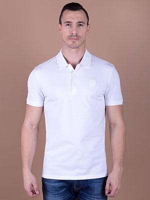 Бяла блуза с лого - 93340 - 39.00 лв.
