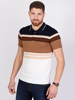 Knitted striped tshirt - 94403 - € 46.10